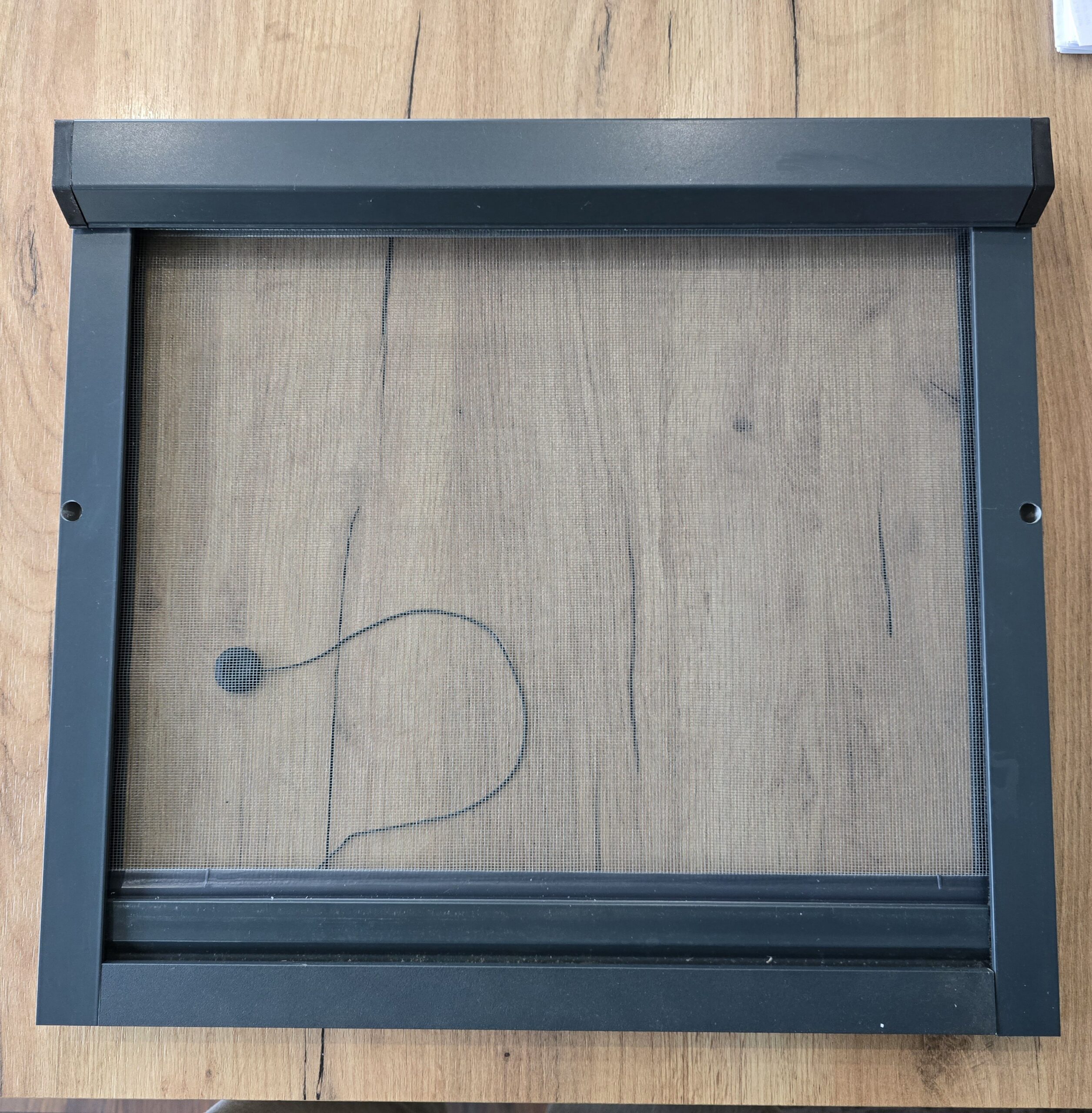 Antracit rolós szúnyogháló 110x110 - Image 5