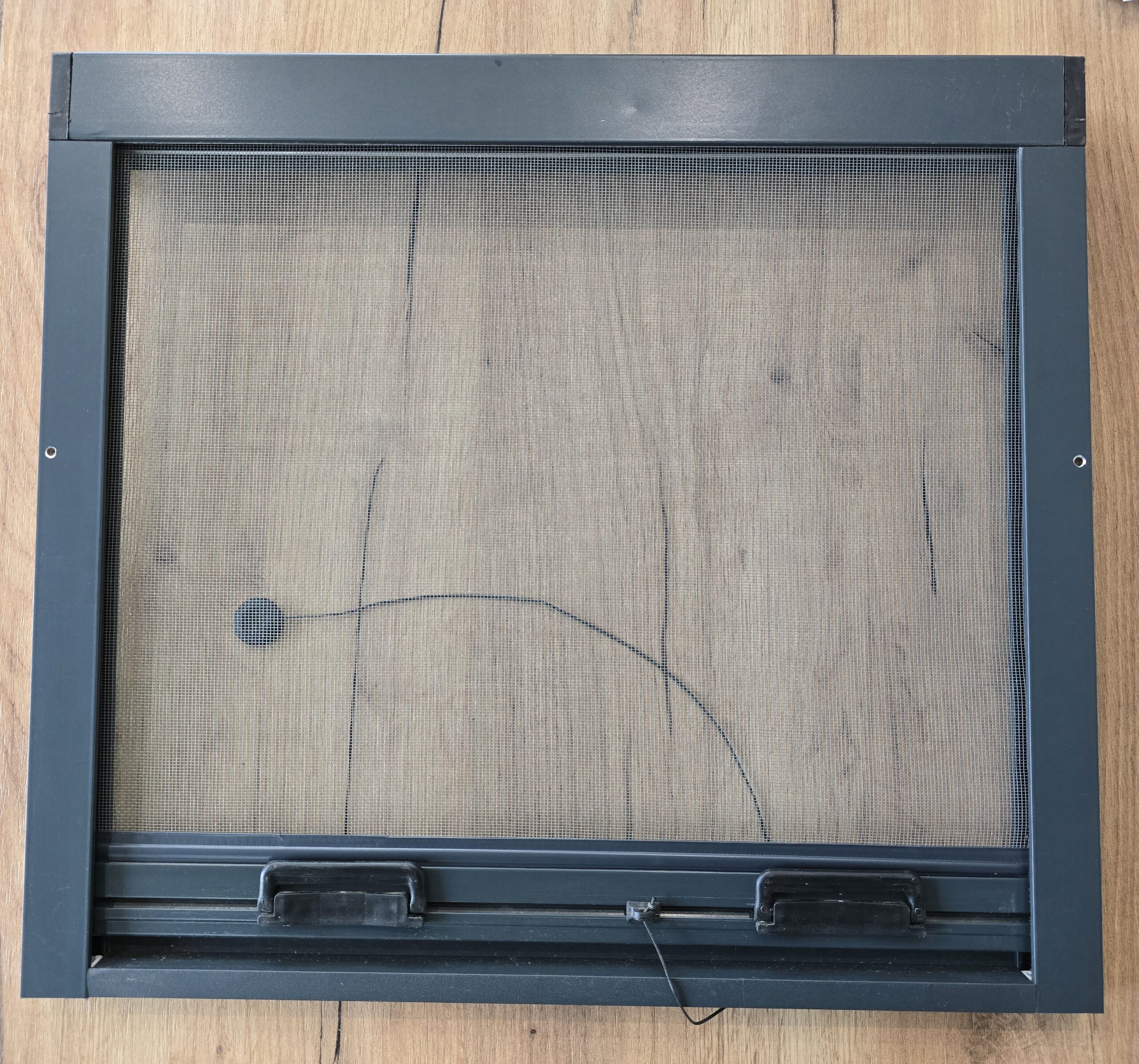 Antracit rolós szúnyogháló 110x110 - Image 4