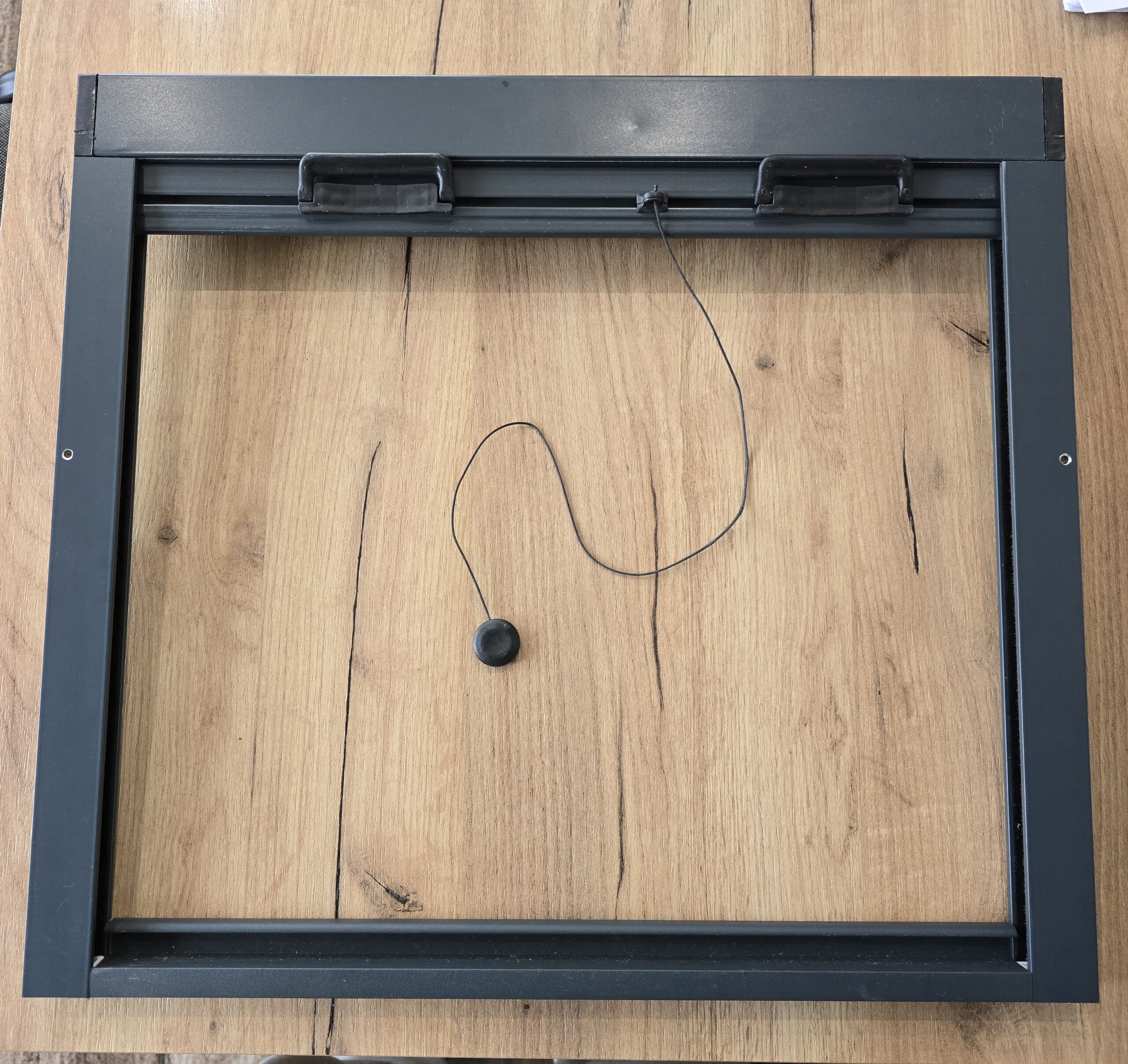 Antracit rolós szúnyogháló 110x110 - Image 3