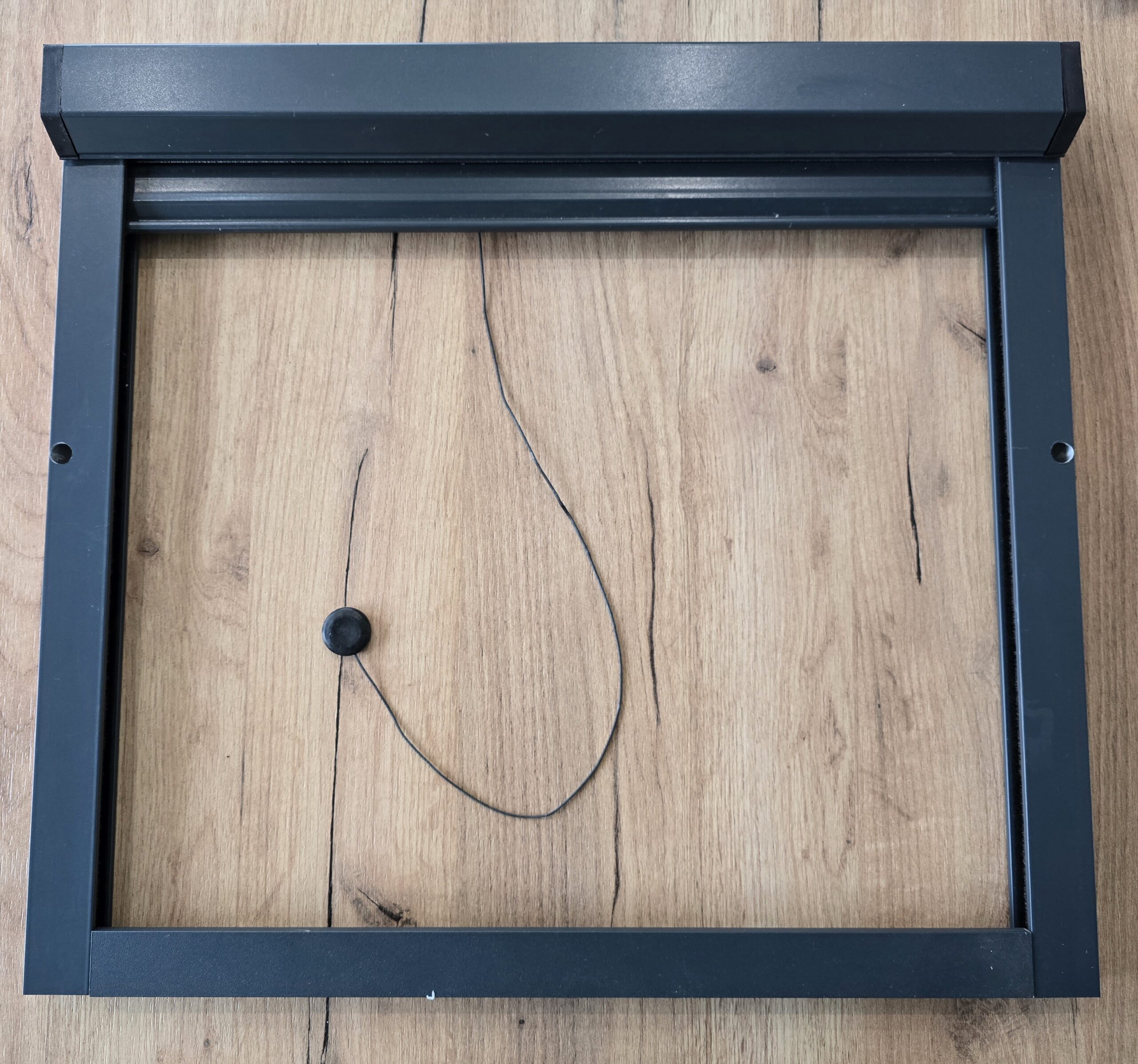 Antracit rolós szúnyogháló 110x110