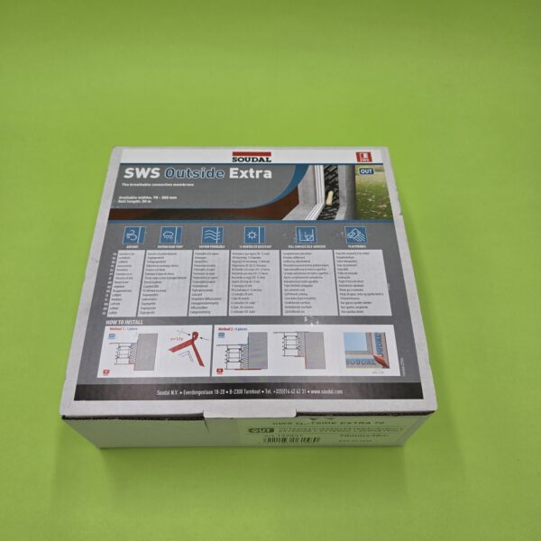 SWS outside extra 70×30 külső oldali páraáteresztő fólia RAL beépítéshez