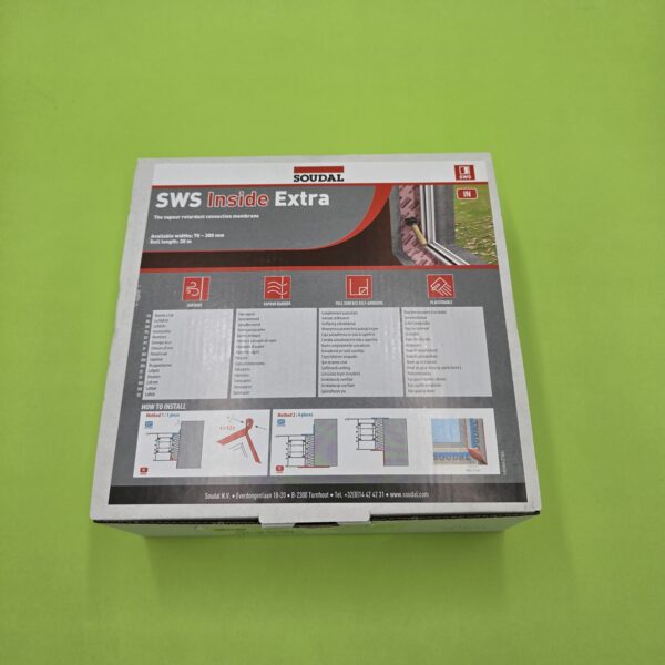 SWS inside extra 70×30 belső oldali párazáró fólia RAL beépítéshez