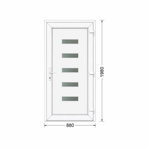 90x200 bejarati ajto jobbos modern 9