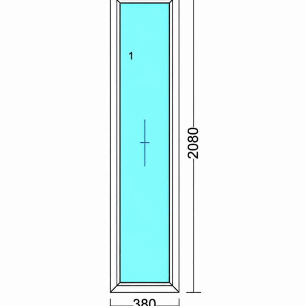 fix ablak 40x210